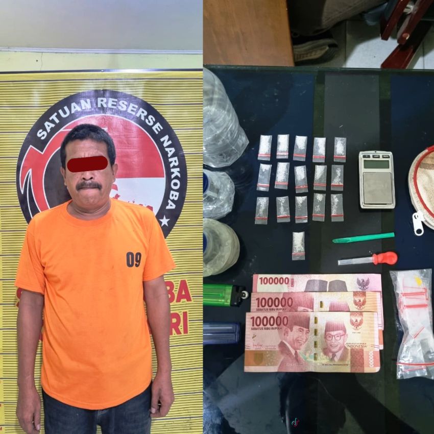 Sat Narkoba Polres Dairi Ringkus Pria Terduga Pelaku Sabu di Tanah Pinem