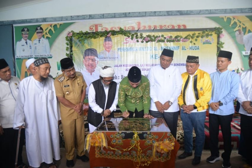 Ijeck Resmikan Pembangunan Masjid ke-57 di Kota Binjai