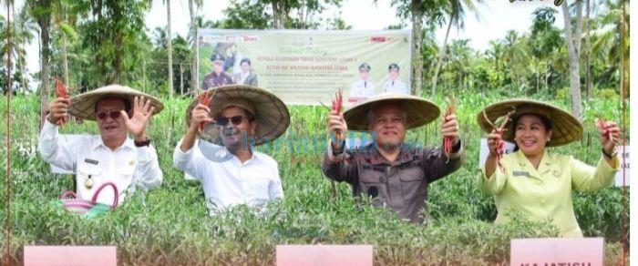 Kajati Sumut Kunker ke Nias, Bupati Soroti Akses Jalan ke Lahan Pertanian