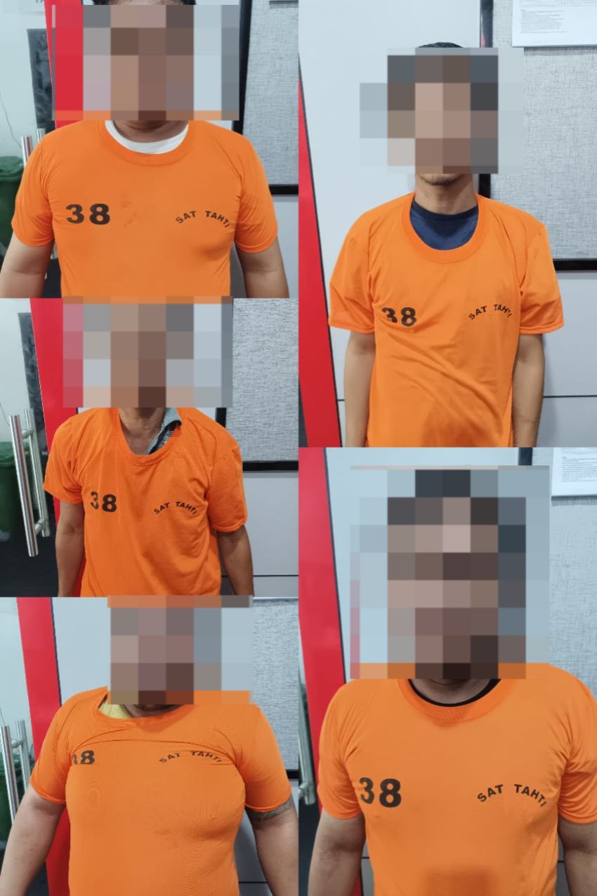 Polisi Tangkap 5 Tersangka Jaringan Pengedar Sabu dan Penipuan Online