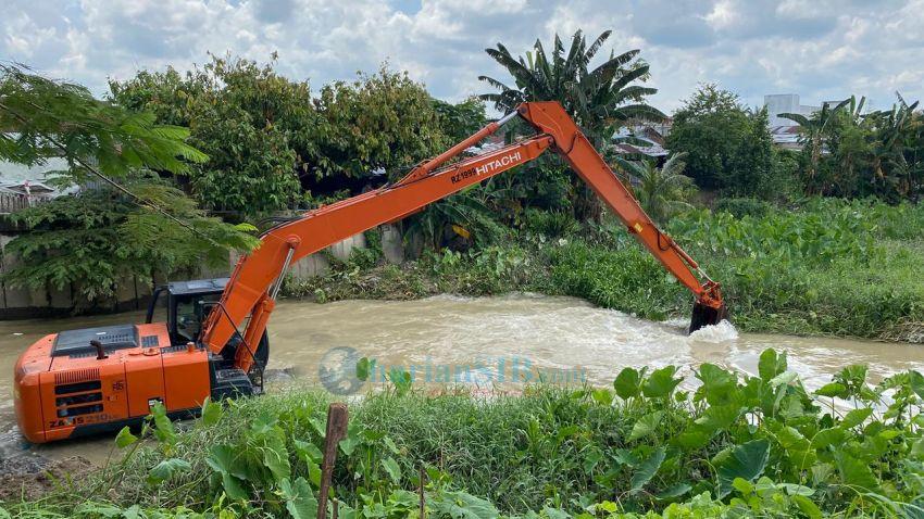 Pemko Tebingtinggi Normalisasi dan Restorasi Sungai Bahilang