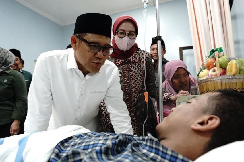 Ke Santri Al Khoziny Sidoarjo, Cak Imin: Yang Diamputasi Akan Saya Jadikan Anak Angkat