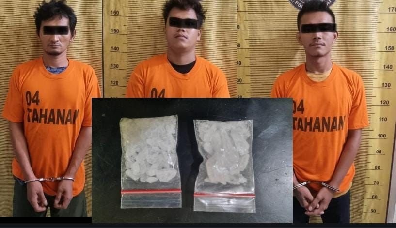 Satnarkoba Polres Binjai Tangkap Tiga Terduga Bandar Sabu