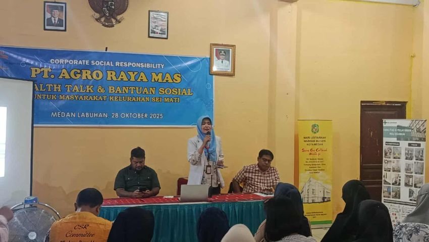 Penyuluhan dan Pengobatan ISPA serta Baksos Agro Raya Mas di Medan
