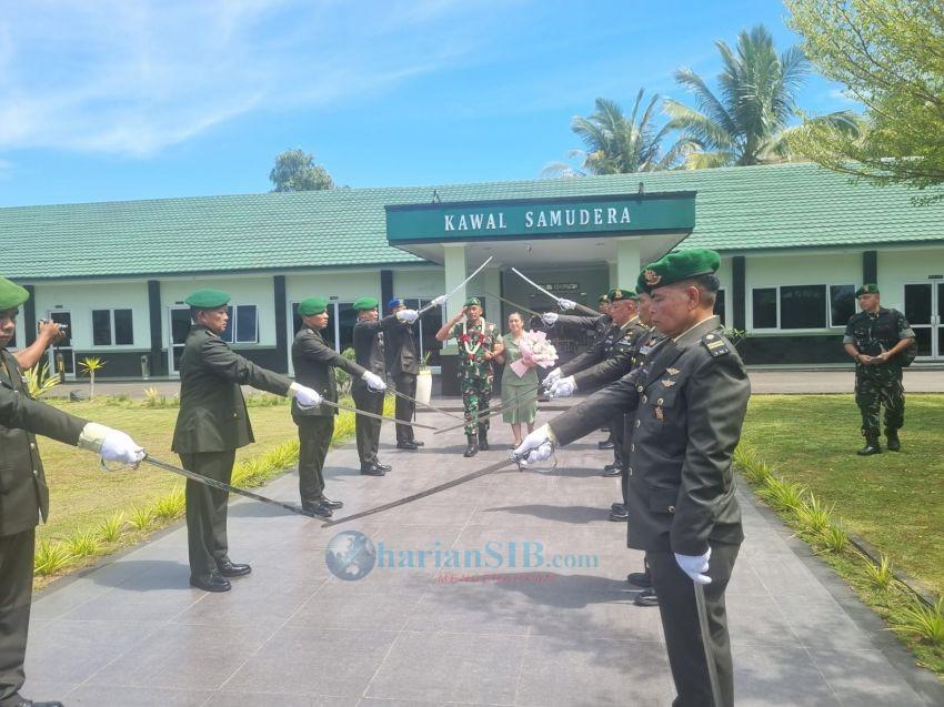 Pelepasan Danrem 023/KS Brigjen TNI Jansen P. Nainggolan Dihiasi Linangan Air Mata