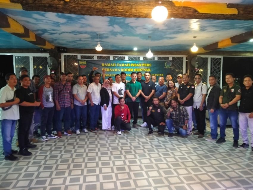 Pererat Sinergi, Kodim 0207/Simalungun Gelar Ramah Tamah Bersama Insan Pers