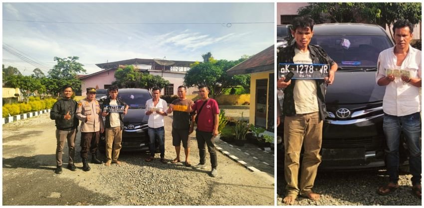 Polsek Dolokpanribuan Ungkap Kasus Pencurian Mobil dalam 1x24 Jam