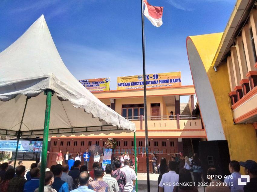 Koperasi Bamagnas Sejahtera Bersama dan GBI Lifesprings Bagi-bagi Bahan Pangan Gratis