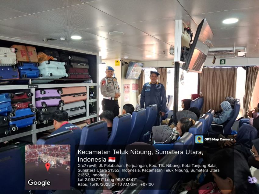 Cegah PMI Ilegal, Polsek Teluk Nibung Lakukan Pengamanan Pelabuhan Tanjungbalai