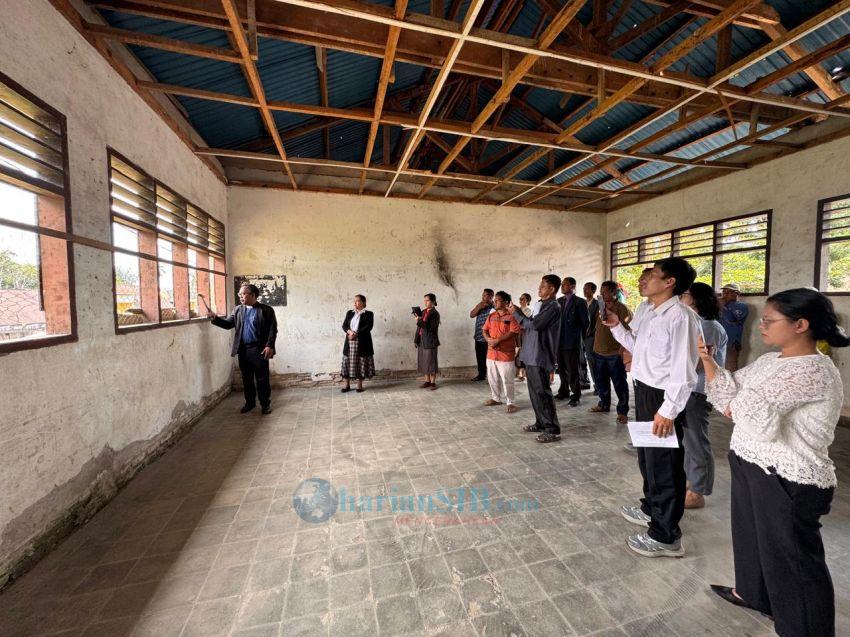 Renovasi Gedung SMP HKBP Tigabolon Mulai Dikerjakan