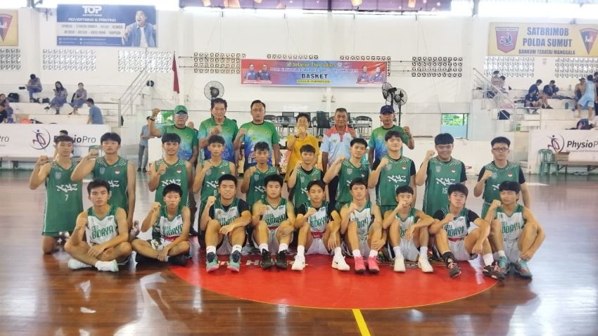 Medan Kota Juara Umum Basket Porkot Medan XV/2025