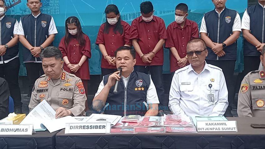 Polda Sumut Ungkap Penipuan Online Ratusan Juta Rupiah Dilakukan 2 Narapidana Lapas