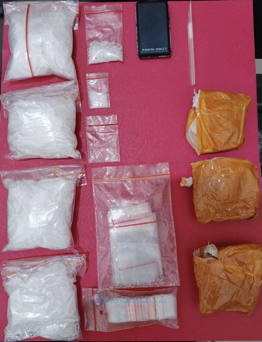 Polres Labusel Ringkus Pengedar dan Bandar, 4 Ons Sabu Diamankan