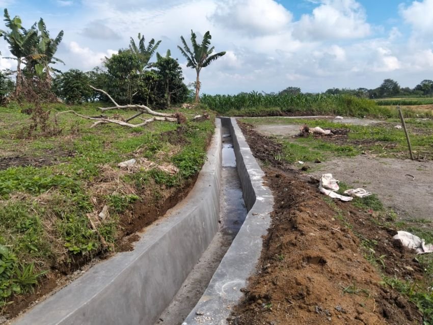 BBWS Sumatera II Medan Bangun Saluran Irigasi di Desa Panombean Hutaurung