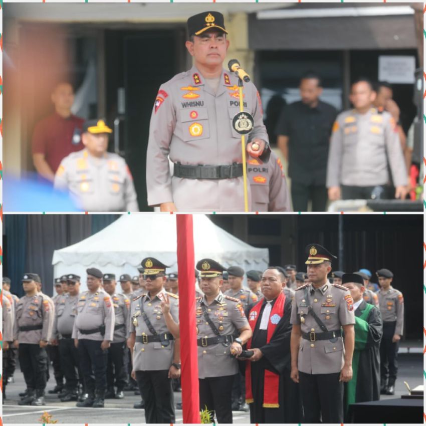 Kapolda Sumut Pimpin Sertijab Kapolrestabes Medan dan Dirresnarkoba