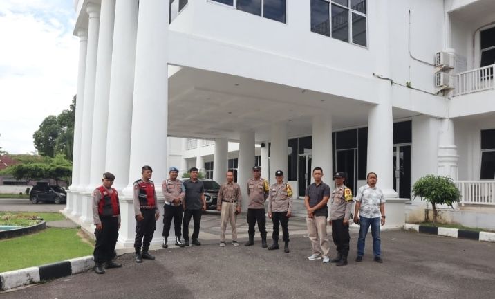 Polres Labuhanbatu Gelar Patroli Skala Besar, Jaga Kamtibmas Rantauprapat Tetap Kondusif