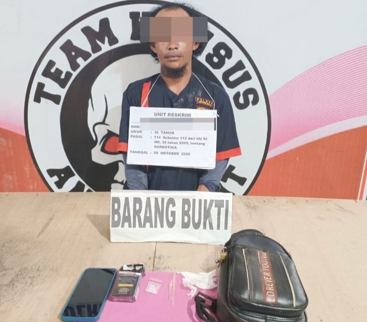 Polsek Bilah Hulu Gagalkan Transaksi Sabu di Areal Kebun Sawit PTPN IV