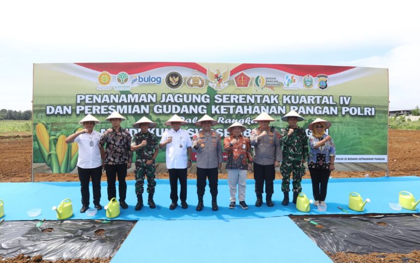 Polda Sumut Tanam Jagung Serentak Dukung Swasembada Pangan Nasional
