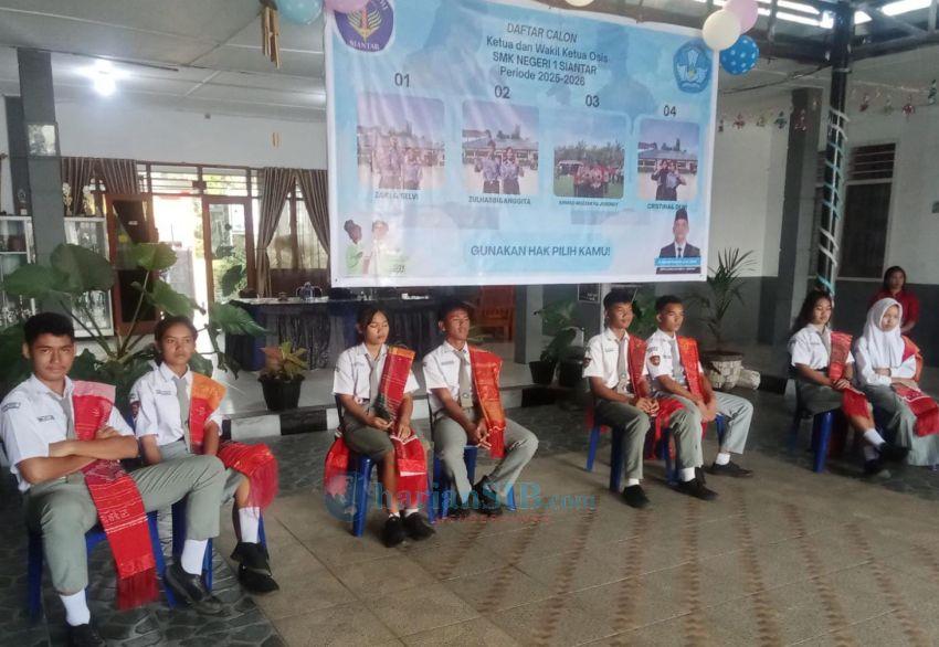 SMKN 1 Siantar Gelar Pemilihan Ketua dan Wakil Ketua OSIS Periode 2025-2026