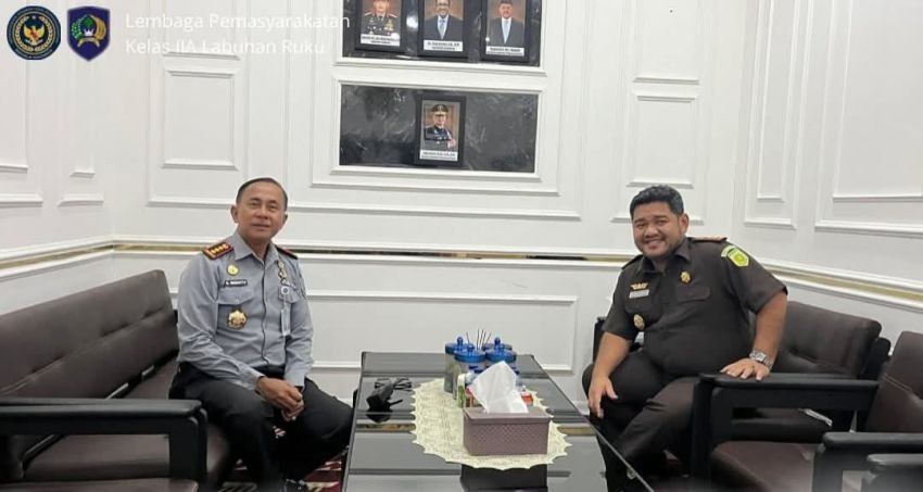 Sinergitas Tanpa Batas, Kalapas Labuhan Ruku Terima Kunjungan Kepala Kejaksaan Negeri Batu Bara