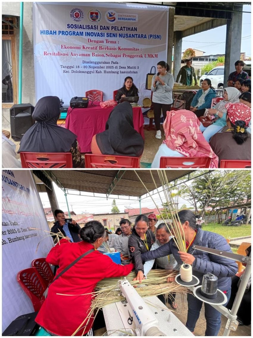 Fakultas Ekonomi UNITA Laksanakan Abdimas di Desa Matiti 2 Dolok Sanggul