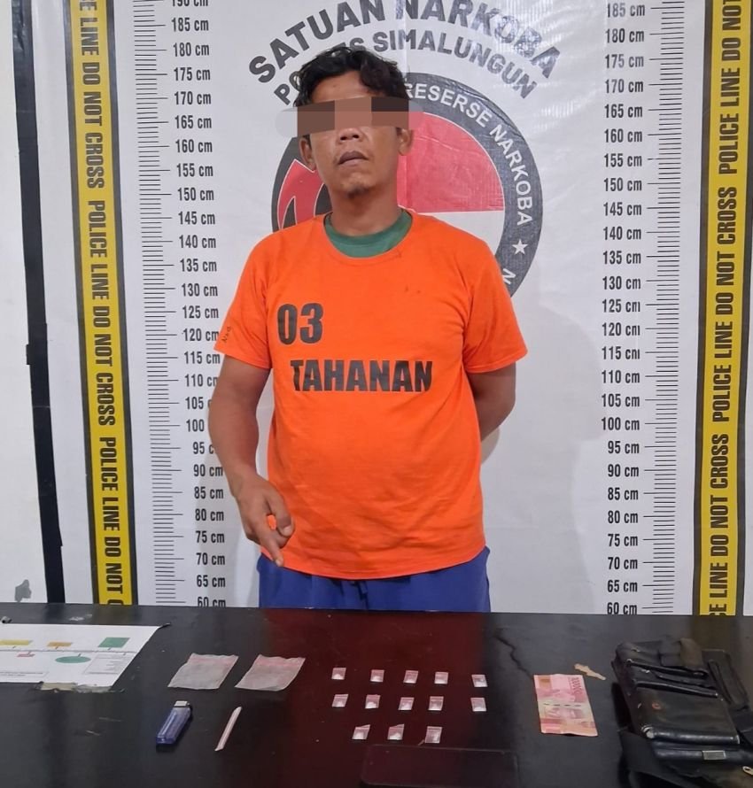 Miliki Sabu, Seorang Warga Mariah Jambi Simalungun Diciduk Polisi