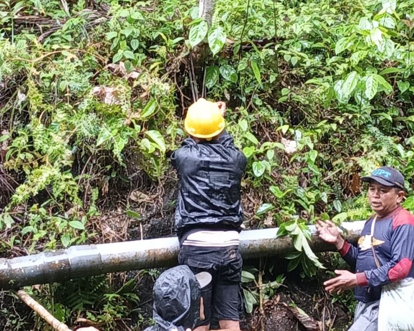 Curah Hujan Tinggi Ganggu Sumber Air, Perumda Mual Nauli Lakukan Perbaikan