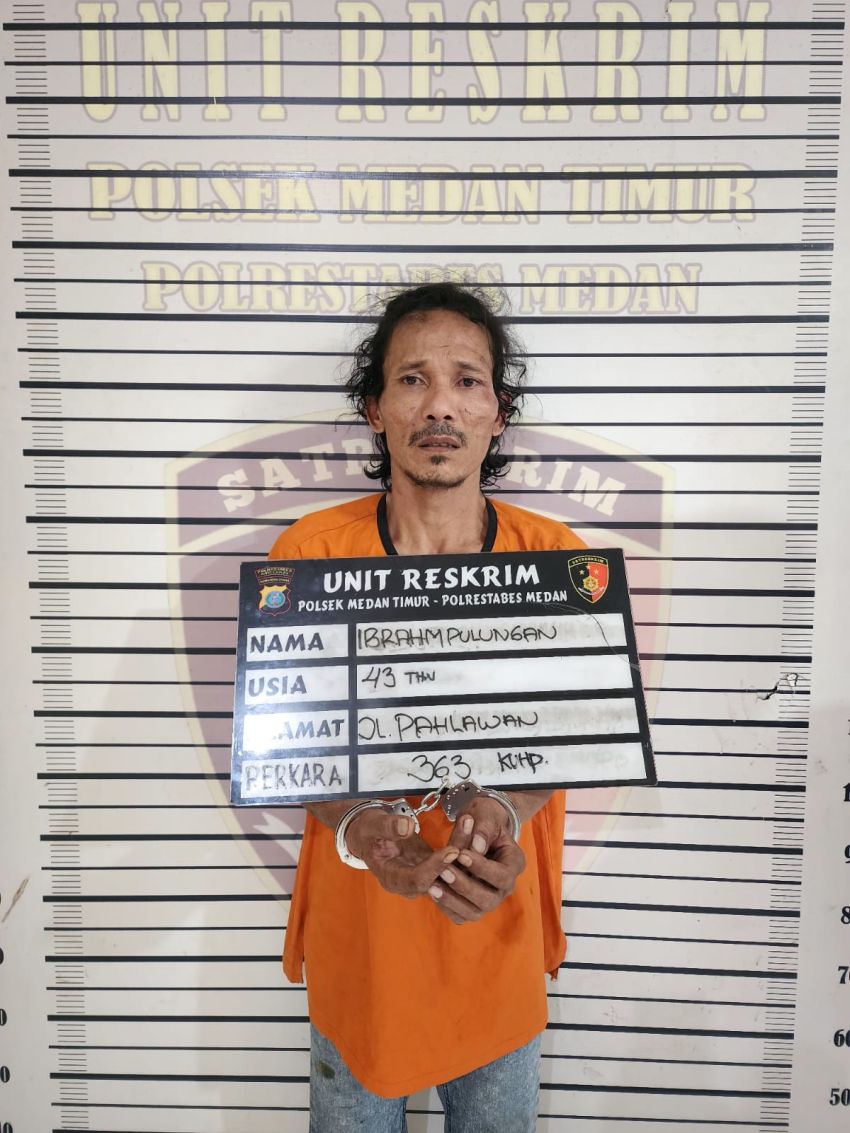 Bobol Rumah Pensiunan Dosen, Pria di Medan Perjuangan Ditangkap Polisi