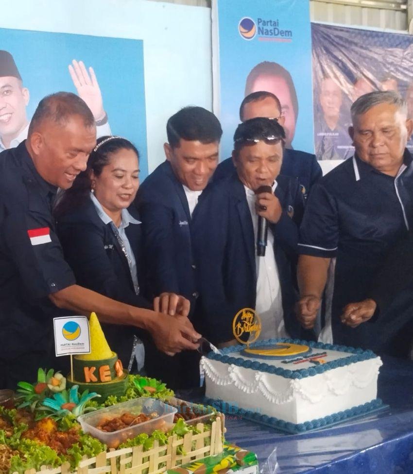 Perayaan HUT Partai Nasdem ke-14 di Simalungun Berlangsung meriah