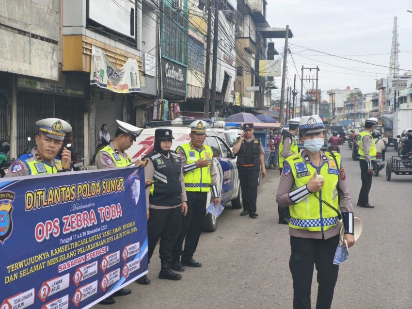 Hari Pertama Operasi Zebra Toba 2025, Polda Sumut Catat 1.013 Penindakan Pelanggaran