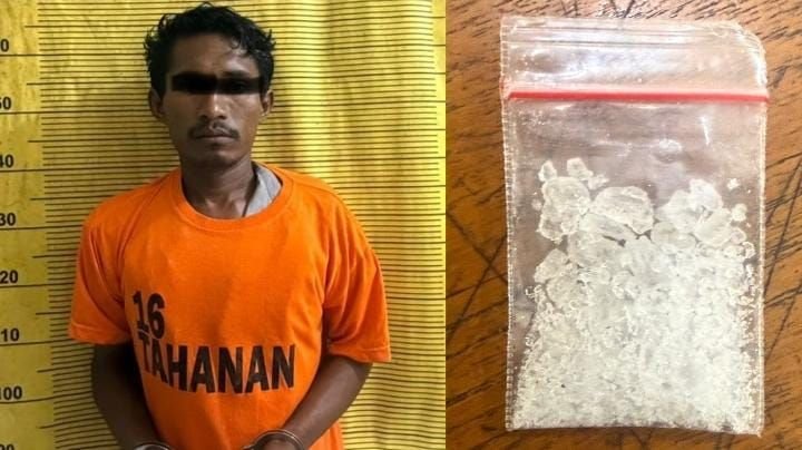 Tawarkan Narkoba ke Petugas, Pemuda Asal Amplas Digelandang ke Polres Binjai