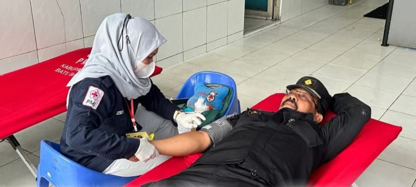 Lapas Labuhan Ruku Gelar Donor Darah Peringati Hari Bakti Kemenimipas ke-1
