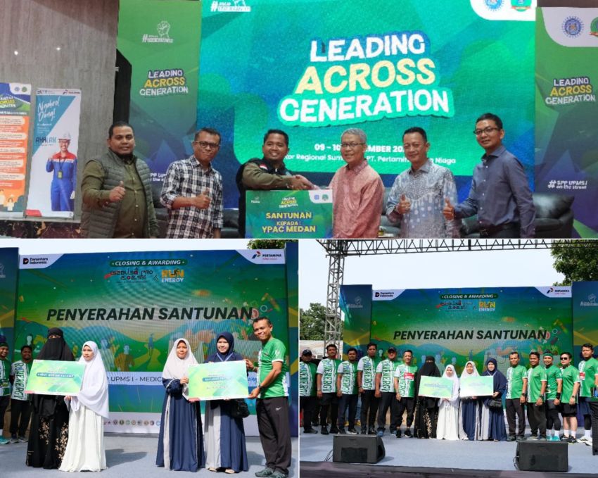 Pertamina Patra Niaga Sumbagut dan SPP UPMS I Berikan Santunan