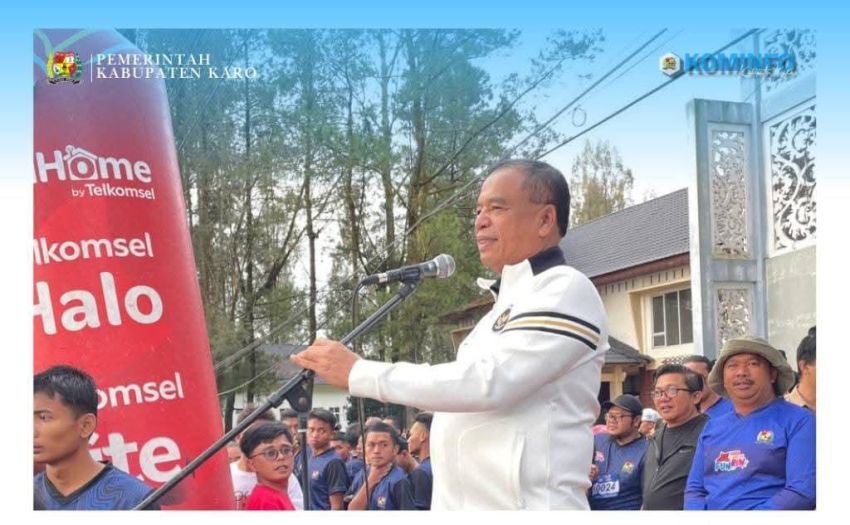Bupati Karo Lepas Pelari Tourism Fun Run 2025