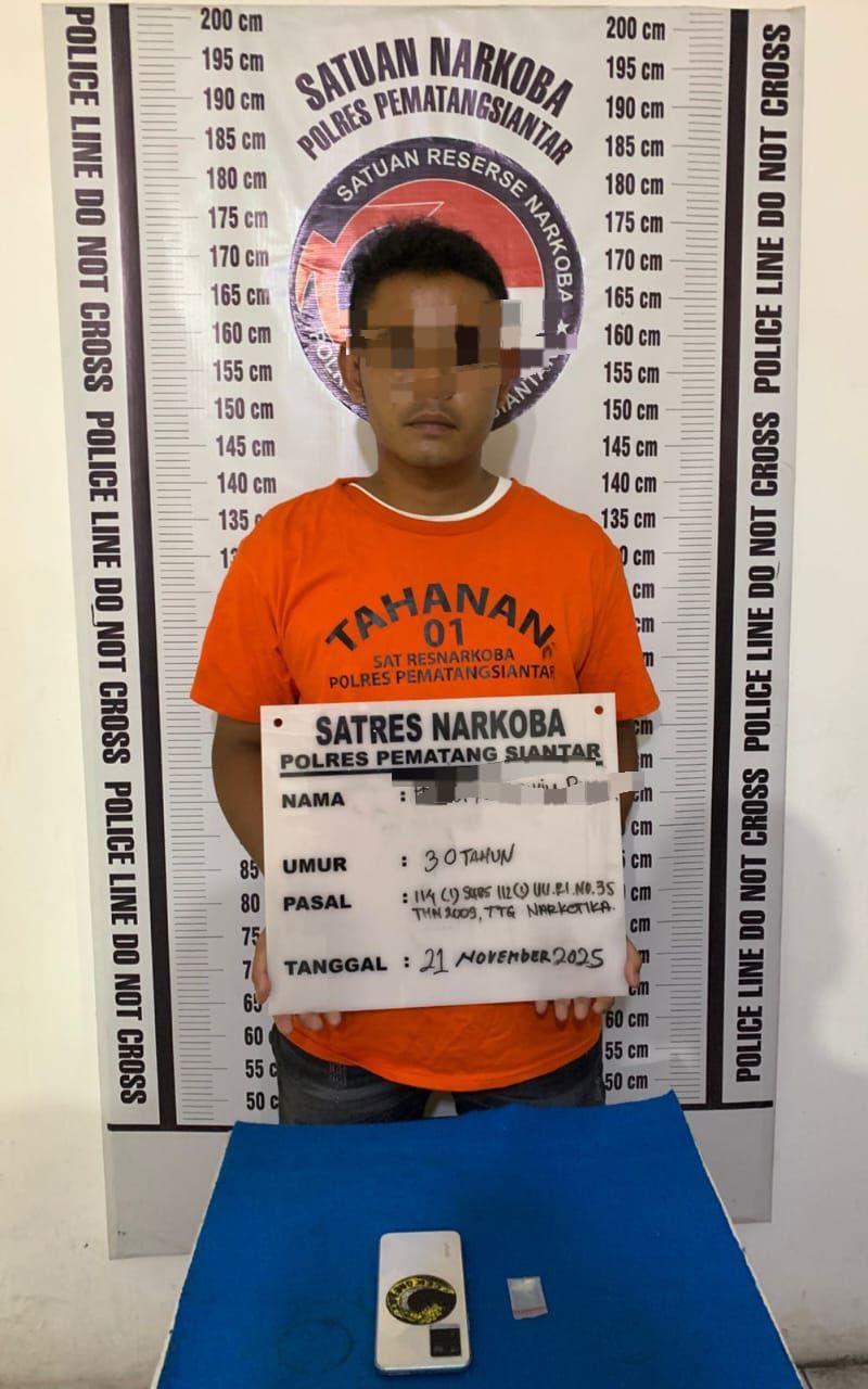 Kedapatan Bawa Sabu, Residivis Ditangkap Polisi di Jalan Nusa Indah