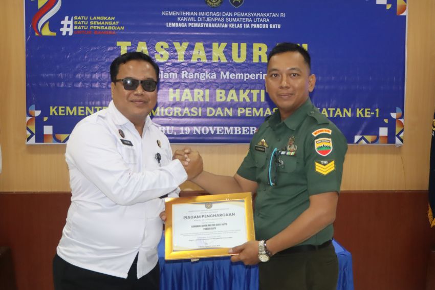 Lapas Pancurbatu Gelar Tasyakuran Hari Bakti Kemenimipas ke-1
