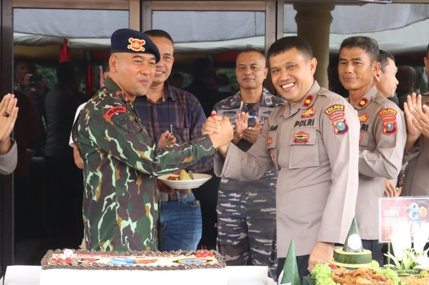 Polres Tanjungbalai Hadiri Syukuran HUT ke-80 Brimob