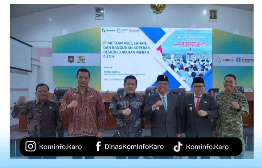 Forkopimda Dukung Percepatan Pemetaan Lahan, Aset, dan Bangunan KDKMP di Kabupaten Karo