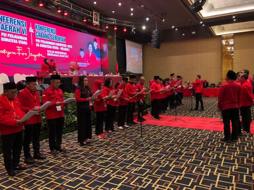 Rapidin Simbolon Kembali Pimpin DPD PDIP Sumut Periode 2025-2030