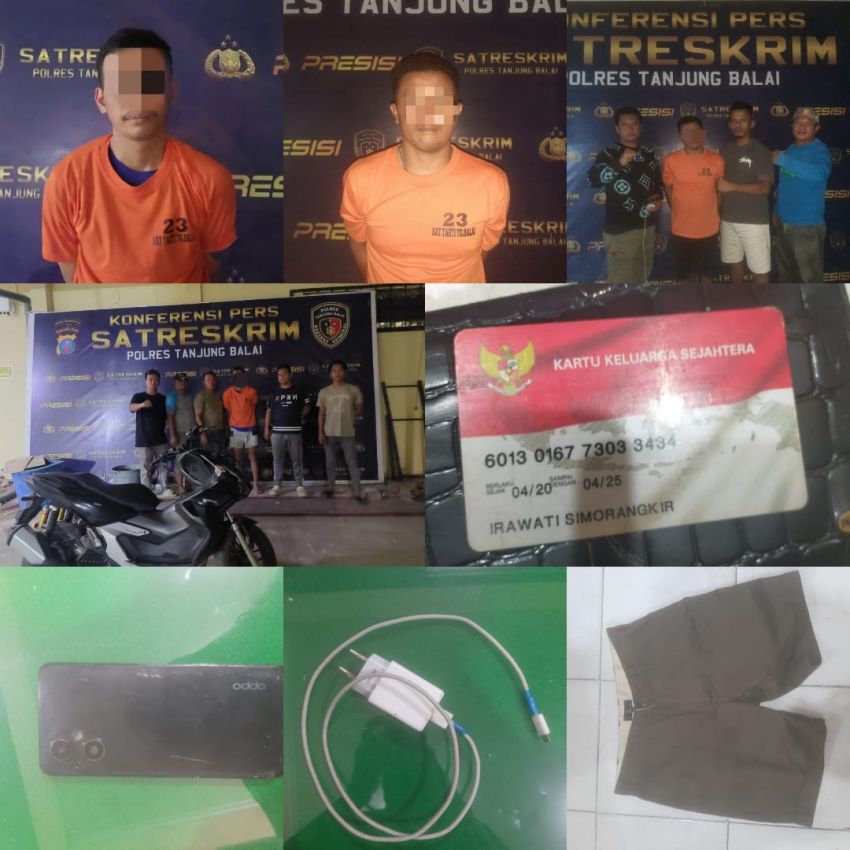 Beraksi di Depan Kantor Wali Kota, 2 Pelaku Begal Dibekuk Polres Tanjungbalai