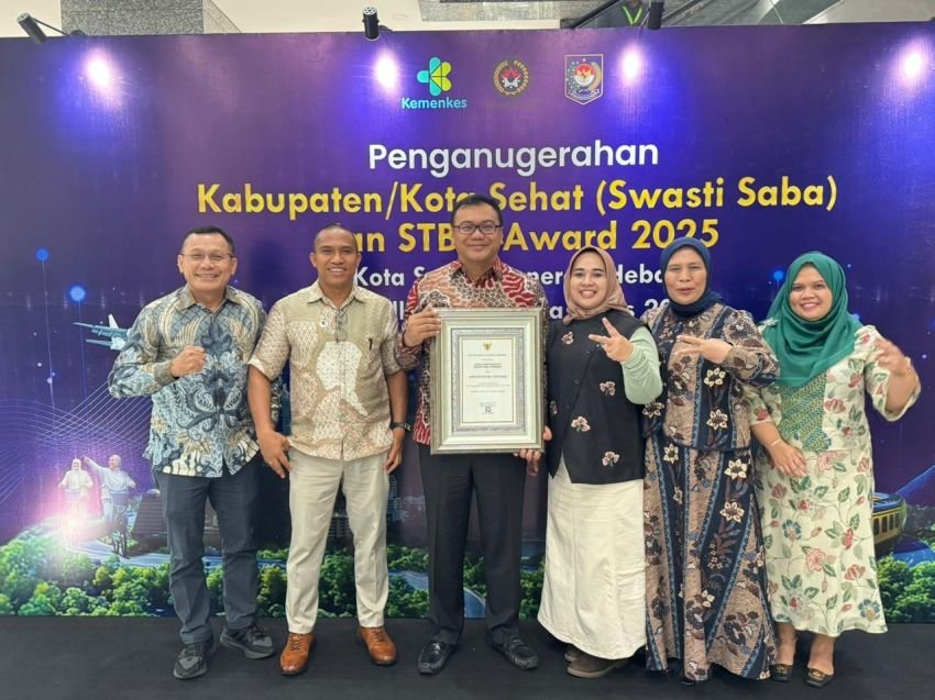 Pertama dalam Sejarah, Deliserdang Raih Penghargaan Kabupaten Sehat Swasti Saba Wiwerda