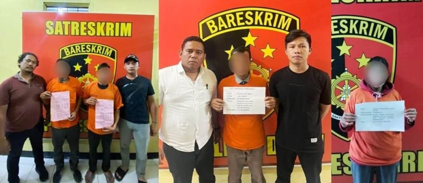 Polres Dairi Amankan Empat Terduga Pelaku Baru Kasus Pembakaran Lahan Konsesi PT GRUTI