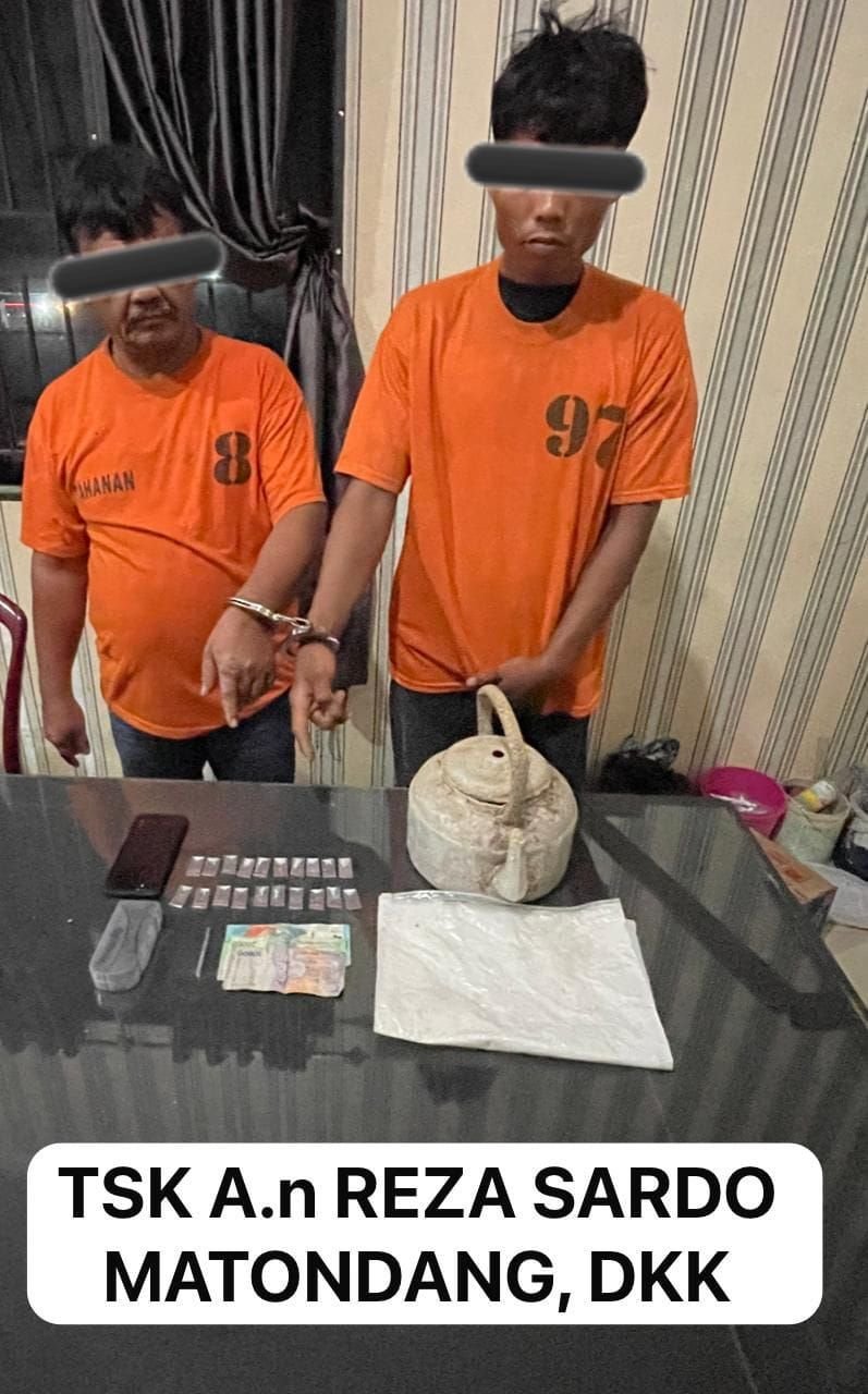 Polres Tanah Karo Ringkus Dua Pengedar Narkoba di Martelu, Satu di Antaranya PNS