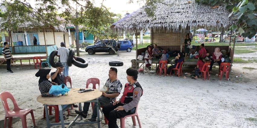 Akhir Pekan, Polres Sergai Amankan Objek Vital di Tempat Wisata