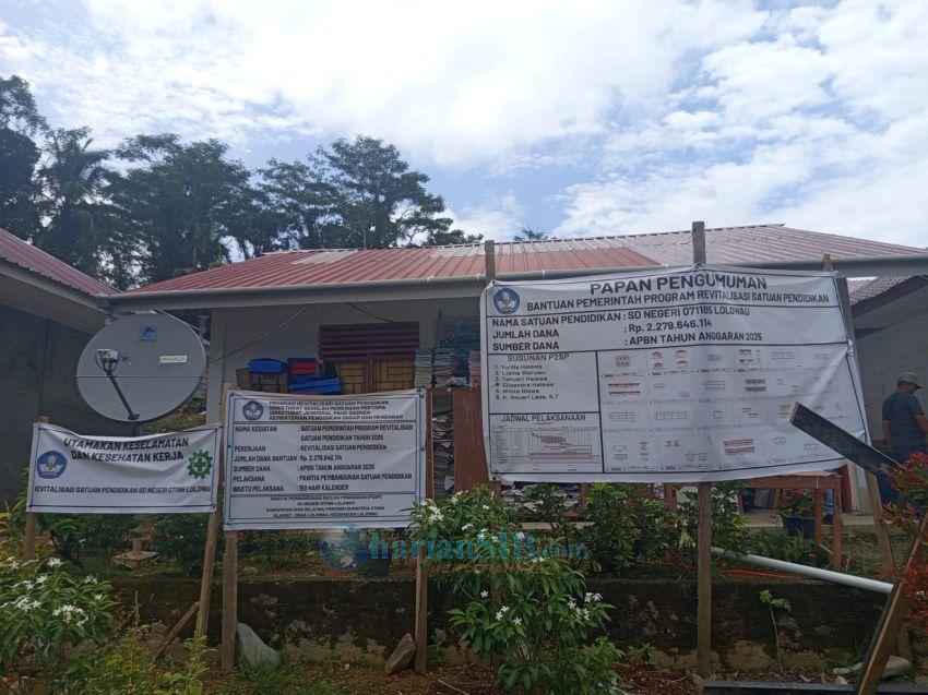 Proyek Revitalisasi SD di Nisel Diduga Sarat Kejanggalan, Kepala Sekolah Enggan Berkomentar