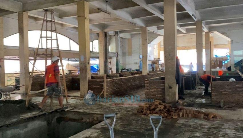 Pasar Gambir Tebingtinggi Sepi Meski Sudah Direnovasi Rp2,79 Miliar