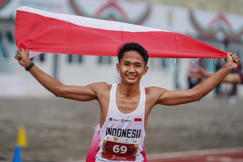 Kejuaraan Atletik Asia Tenggara di Sumut, Indonesia Raih Emas Pertama
