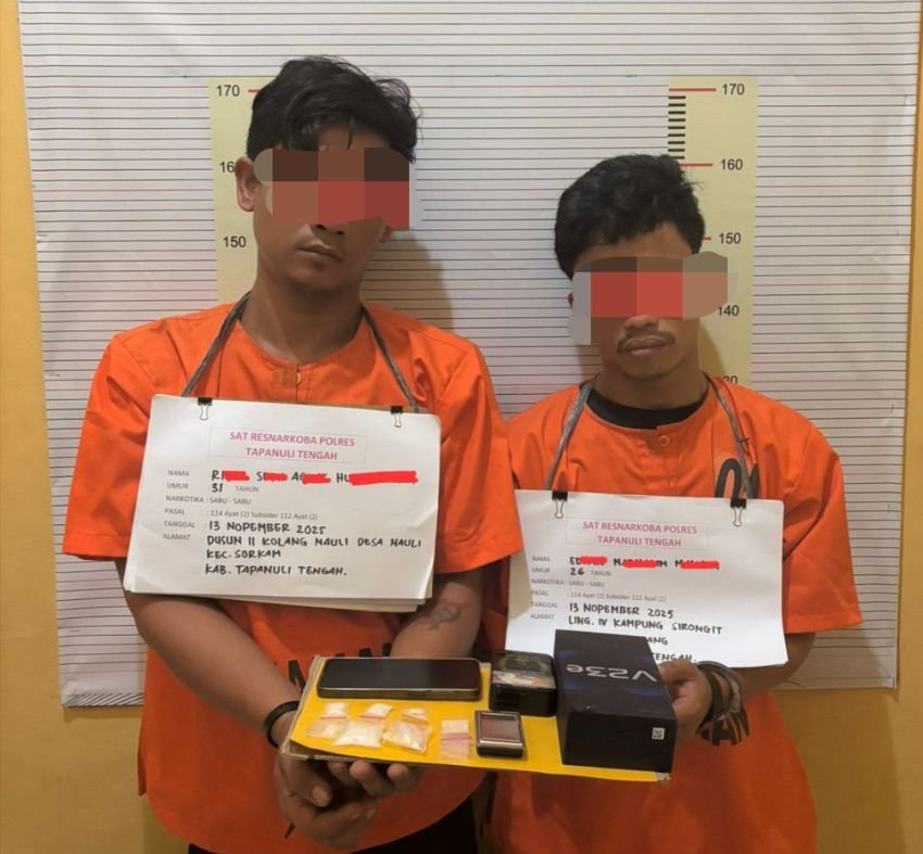 Dua Terduga Pengedar Narkoba Ditangkap, Sabu 12,61 Gram Disita