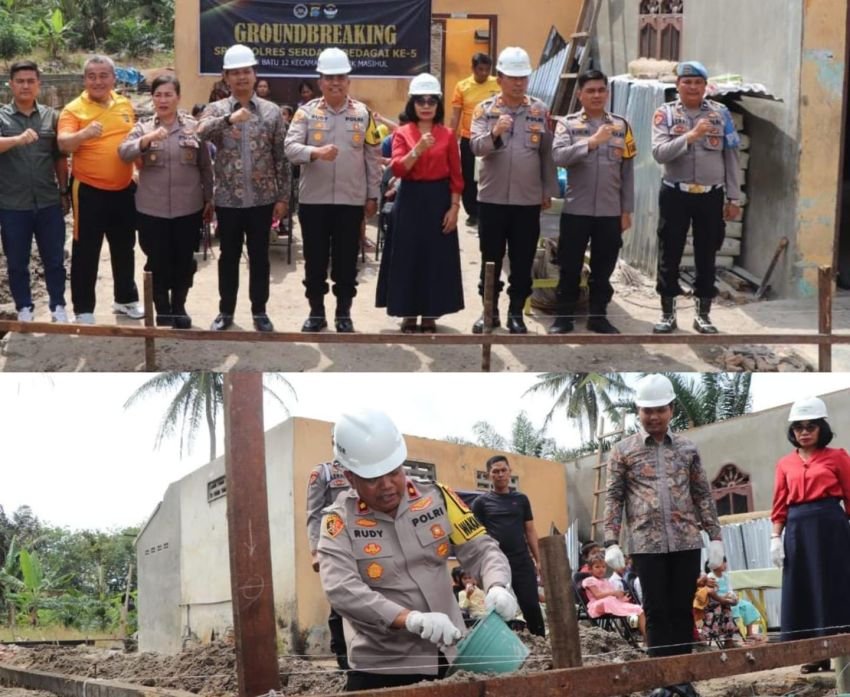 Groundbreaking SPPG ke-5, Polres Sergai Tegaskan Dukungan terhadap Program MBG
