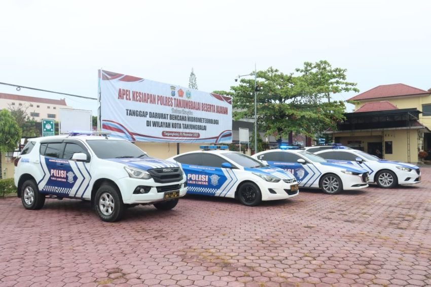 Polres Tanjungbalai Tambah Tiga Mobil Baru Jelang Operasi Zebra dan Lilin Toba 2025